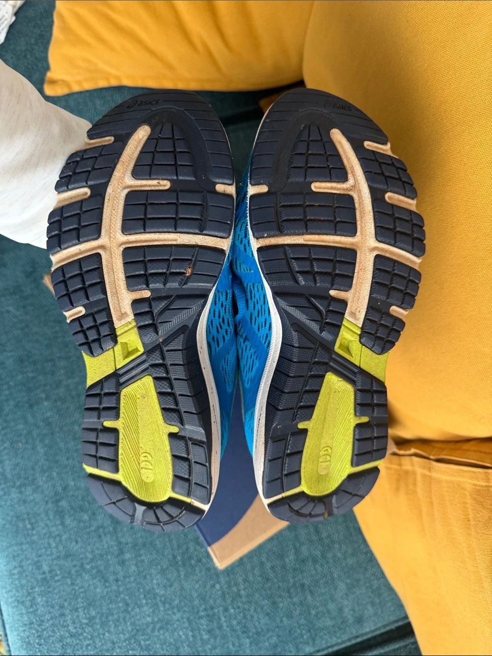 ASICS Kids' Blue Athletic Running Shoes GT 1000